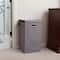 Household Essentials Gray Moisture-Resistant Laundry Hamper with Magnetic Lid & Removable Mesh Liner